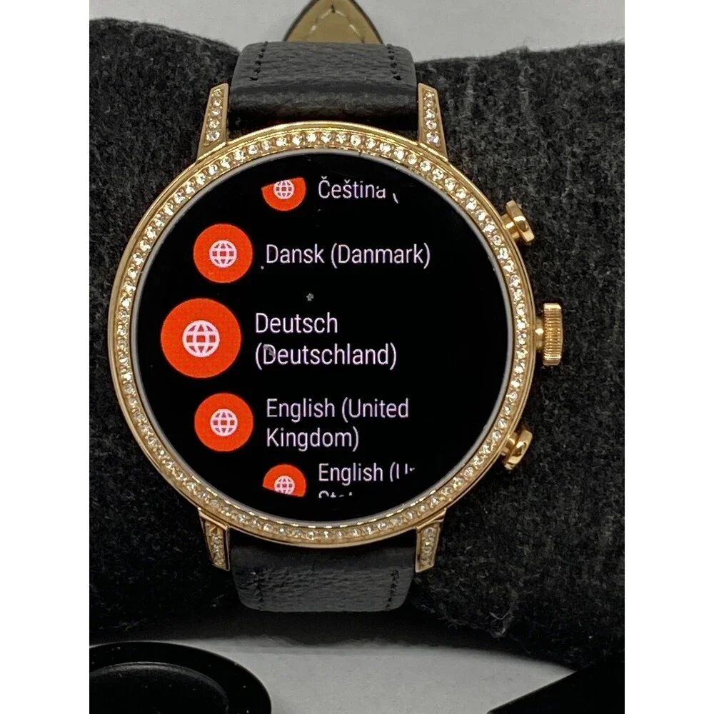 Fossil Gen 4 Authentic Digital Dial Smart Watch Custom Band FTW6015 LT293